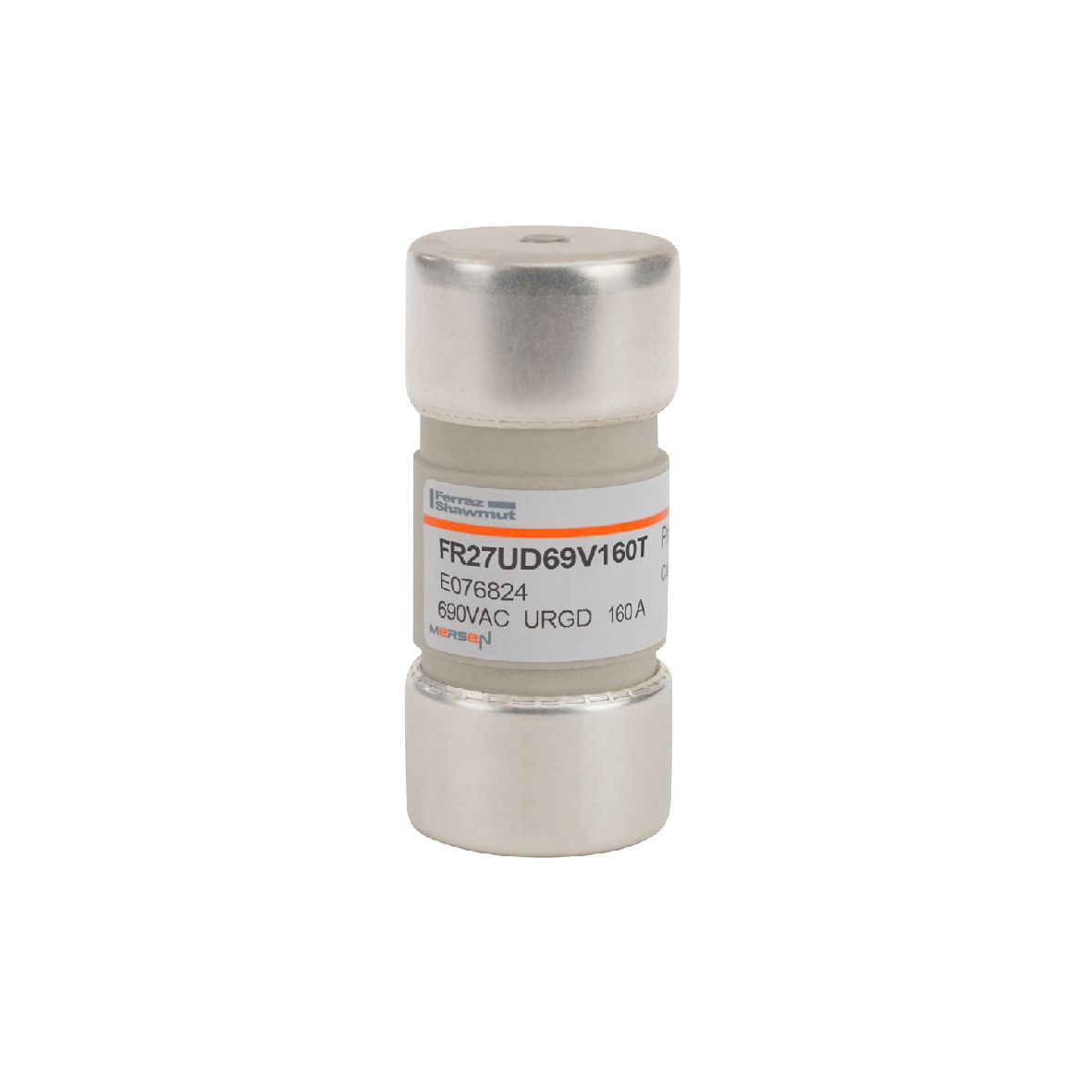 E076824 - Size 27x60 aR (URGD) 600 to 690VAC with trip-indicator aR 160 A 690VAC